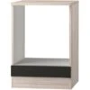 Optifit Herdumbau Faro220 60 Cm Anthrazit Akazie NB Inkl. 1 Festen Blende -Obi Kuche Geschaft 624701 3193 1