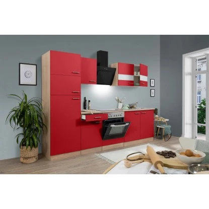 Respekta Küchenzeile KB270ESRCGKE 270 Cm Rot-Eiche Sägerau Nachbildung 5 Respekta Küchenzeile KB270ESRCGKE 270 Cm Rot-Eiche Sägerau Nachbildung – Bild 3