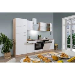 Respekta Küchenzeile KB280ESWCGKE 280 Cm Weiß-Eiche Sägerau Nachbildung 24 Respekta Küchenzeile KB280ESWCGKE 280 Cm Weiß-Eiche Sägerau Nachbildung -Obi Kuche Geschaft 6347439 KB280ESWCGKE 01