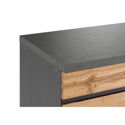 Held Möbel Winkelküche Turin 240 X 240 Cm Wotaneiche-Graphit Ohne E-Geräte 8 Held Möbel Winkelküche Turin 240 X 240 Cm Wotaneiche-Graphit Ohne E-Geräte – Bild 6