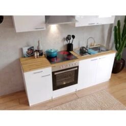Respekta Küchenzeile KB210WWC 210 Cm Weiß 18 Respekta Küchenzeile KB210WWC 210 Cm Weiß -Obi Kuche Geschaft 6629 4384 neu KB210WWCG 03