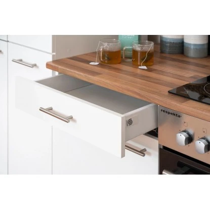 Respekta Küchenzeile KB210WWC 210 Cm Weiß 14 Respekta Küchenzeile KB210WWC 210 Cm Weiß – Bild 12