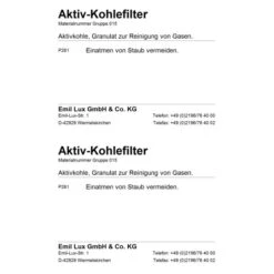 OBI Aktivkohlefilter KF160 Für Wand- Und Inselhauben 2 Stück -Obi Kuche Geschaft 678988 2137 hazard