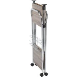 Wenko Servierwagen Liky Holzdekor Zusammenklappbar -Obi Kuche Geschaft 686865 1068 03