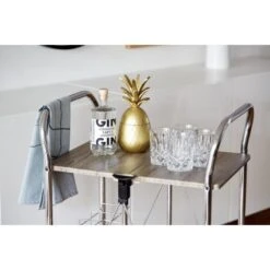 Wenko Servierwagen Liky Holzdekor Zusammenklappbar -Obi Kuche Geschaft 686865 1068 07