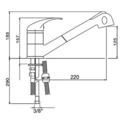 Sanitop-Wingenroth Küchenarmatur Concordia Für Spüle Geschirrbrause -Obi Kuche Geschaft 687910 3711 2