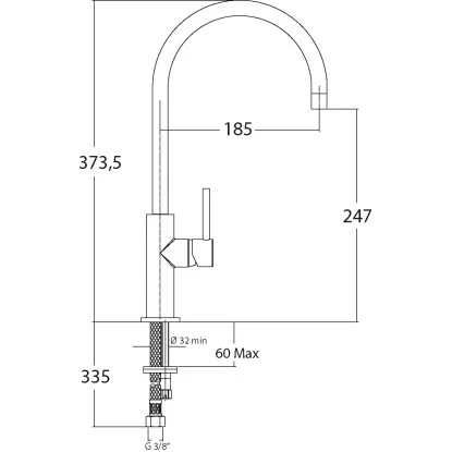 Sanitop-Wingenroth Küchenarmatur Lanza Chrom 4 Sanitop-Wingenroth Küchenarmatur Lanza Chrom – Bild 2