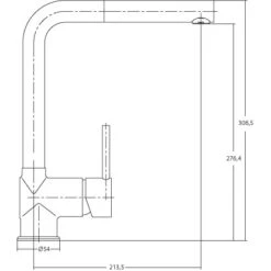 Sanitop-Wingenroth Küchenarmatur Bonola Geschirrbrause Edelstahl -Obi Kuche Geschaft 688087 3711 2