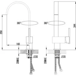 Sanitop-Wingenroth Küchenarmatur Cimiano Chrom 5 Sanitop-Wingenroth Küchenarmatur Cimiano Chrom -Obi Kuche Geschaft 694179 3711 2
