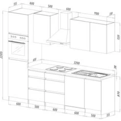 Respekta Küchenzeile Ohne E-Geräte 280 Cm Grifflos Schwarz Hochglanz-Weiß 7 Respekta Küchenzeile Ohne E-Geräte 280 Cm Grifflos Schwarz Hochglanz-Weiß -Obi Kuche Geschaft 6980502 4384 2
