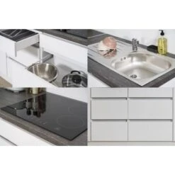 Respekta Küchenzeile Ohne E-Geräte 280 Cm Grifflos Schwarz Hochglanz-Weiß 9 Respekta Küchenzeile Ohne E-Geräte 280 Cm Grifflos Schwarz Hochglanz-Weiß -Obi Kuche Geschaft 6980502 4384 4