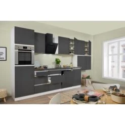 Respekta Küchenzeile Ohne E-Geräte 380 Cm Grifflos Grau Hochglanz-Weiß 8 Respekta Küchenzeile Ohne E-Geräte 380 Cm Grifflos Grau Hochglanz-Weiß -Obi Kuche Geschaft 6981401 4384 3