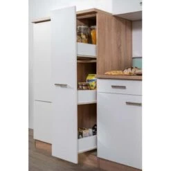 Respekta Küchenzeile Ohne E-Geräte 300 Cm Weiß-Eiche Sägerau -Obi Kuche Geschaft 7053358 4384 LBKB300ESW 10