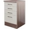 Flex-Well Exclusiv Schubkastenschrank Eico 50 Cm Magnolienweiß -Obi Kuche Geschaft 7363518 4051 ussa50 eico