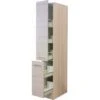 Flex-Well Exclusiv Apotheker-Hochschrank Focus 200 Cm X 30 Cm X 57 Cm Akazie -Obi Kuche Geschaft 7368012 4051 ahs30 focus