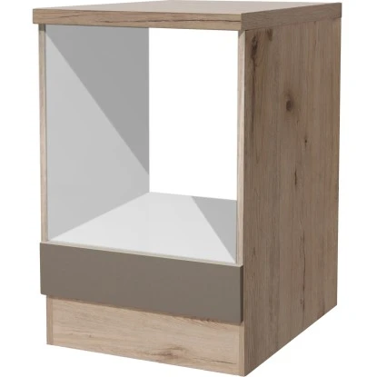 Flex-Well Herdumbauschrank 60 Cm Arizona Quarz Cubanit-San Remo Eiche 3 Flex-Well Herdumbauschrank 60 Cm Arizona Quarz Cubanit-San Remo Eiche