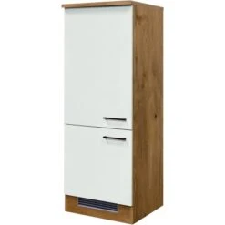 Flex-Well Exclusiv Demi-Geräteumbauschrank Vintea 60 Cm Magnolie Matt - Oak