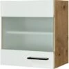 Flex-Well Exclusiv Glas-Oberschrank Vintea 50 Cm Magnolie Matt - Lancelot Oak -Obi Kuche Geschaft 756460 4051 HGH50Vintea K