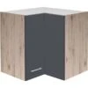 Flex-Well Exclusiv Eck-Oberschrank Morena 60 X 60 Cm Basaltgrau Matt - San Remo -Obi Kuche Geschaft 756494 4051 he60morena