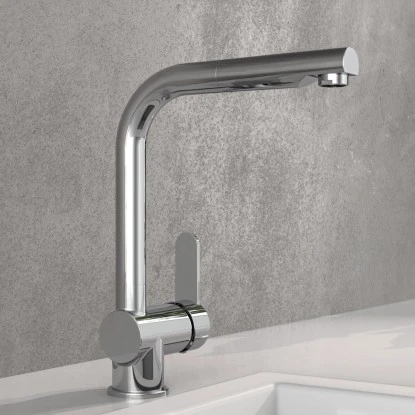 Schütte Spültischarmatur Mit Herausziehbarem Auslauf London Chrom 11 Schütte Spültischarmatur Mit Herausziehbarem Auslauf London Chrom – Bild 9