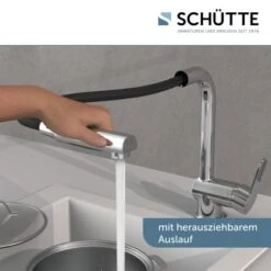 Schütte Spültischarmatur Mit Herausziehbarem Auslauf London Chrom 26 Schütte Spültischarmatur Mit Herausziehbarem Auslauf London Chrom -Obi Kuche Geschaft 7661655 2759 13