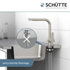 Schütte Spültischarmatur Rio Edelstahloptik -Obi Kuche Geschaft 766212 2759 004