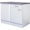Flex-Well Exclusiv Eck-Unterschrank Joelina 110 X 60 Cm Weiß -Obi Kuche Geschaft 786802 4051 UEBE110Joelina