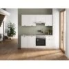 Marinelli Cucine Anastasia 195 Cm Weiß Mat-Eiche Grau -Obi Kuche Geschaft 806812157945 2675 01