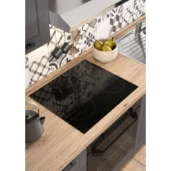 Marinelli Cucine Küchenzeile Liliane 270 Cm Vormontiert Anthrazit-Eiche Hell -Obi Kuche Geschaft 806891866417 2675 03