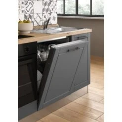 Marinelli Cucine Küchenzeile Liliane 270 Cm Vormontiert Anthrazit-Eiche Hell -Obi Kuche Geschaft 806891866417 2675 04