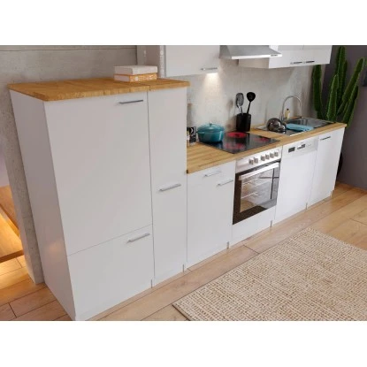 Respekta Küchenzeile KB310WWC 310 Cm Weiß 6 Respekta Küchenzeile KB310WWC 310 Cm Weiß – Bild 4