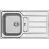 Pyramis Einbauspüle Athena 1 1/4B 1D Edelstahl -Obi Kuche Geschaft 820040 4891 1