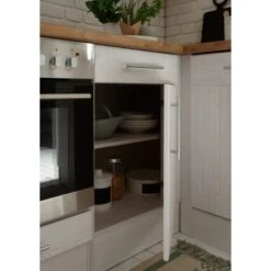 Respekta Premium Winkelküche 250 Cm Landhaus Lärche Weiß Nachbildung -Obi Kuche Geschaft 8266744 4384 5 1