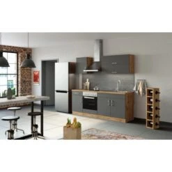 Held Möbel Küchenzeile Sorrento 210 Cm Anthrazit-Wotaneiche Ohne E-Geräte 32 Held Möbel Küchenzeile Sorrento 210 Cm Anthrazit-Wotaneiche Ohne E-Geräte -Obi Kuche Geschaft 853268 11016600 15