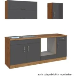Held Möbel Küchenzeile Sorrento 210 Cm Anthrazit-Wotaneiche Ohne E-Geräte 19 Held Möbel Küchenzeile Sorrento 210 Cm Anthrazit-Wotaneiche Ohne E-Geräte -Obi Kuche Geschaft 853268 11016600 2