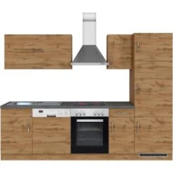 Held Möbel Küchenzeile Sorrento 270 Cm Wotaneiche-Wotaneiche -Obi Kuche Geschaft 853313 11016600 4