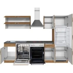 Held Möbel Küchenzeile Sorrento 270 Cm Wotaneiche-Wotaneiche -Obi Kuche Geschaft 853313 11016600 5