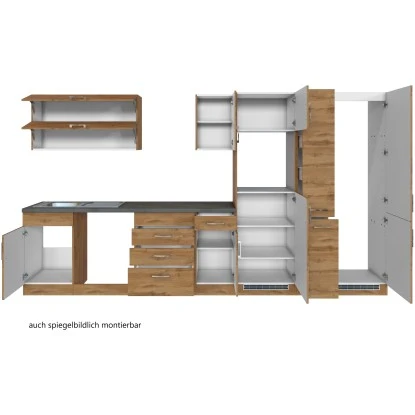 Held Möbel Küchenzeile Sorrento 360 Cm Wotaneiche-Wotaneiche Ohne E-Geräte 6 Held Möbel Küchenzeile Sorrento 360 Cm Wotaneiche-Wotaneiche Ohne E-Geräte – Bild 4