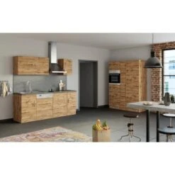 Held Möbel Küchenzeile Sorrento 360 Cm Wotaneiche-Wotaneiche -Obi Kuche Geschaft 853384 11016600 15