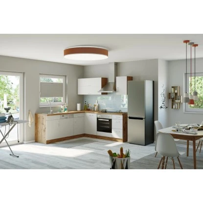 Held Möbel Küchenzeile Sorrento 210 Cm Weiß-Wotaneiche Winkel 3 Held Möbel Küchenzeile Sorrento 210 Cm Weiß-Wotaneiche Winkel