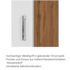 Held Möbel Küchenzeile Sorrento 210/ 270 Cm Weiß-Wotaneiche O. E-Geräte Winkel -Obi Kuche Geschaft 853396 11016600 16