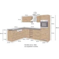 Held Möbel Küchenzeile Sorrento 210/ 270 Cm Weiß-Wotaneiche Winkel 24 Held Möbel Küchenzeile Sorrento 210/ 270 Cm Weiß-Wotaneiche Winkel -Obi Kuche Geschaft 853413 11016600 5