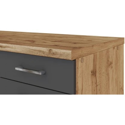 Held Möbel Küchenzeile Sorrento 210/ 270 Cm Anthrazit-Wotaneiche Winkel 16 Held Möbel Küchenzeile Sorrento 210/ 270 Cm Anthrazit-Wotaneiche Winkel – Bild 14