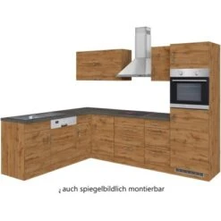 Held Möbel Küchenzeile Sorrento 210/ 270 Cm Wotaneiche Winkel -Obi Kuche Geschaft 853419 11016600 2