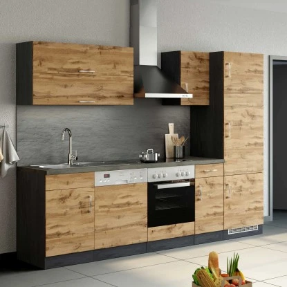 Held Möbel Hängeschrank Sorrento BxHxT 40 Cm X 57 Cm X 34 Cm Wotaneiche-Grafit 13 Held Möbel Hängeschrank Sorrento BxHxT 40 Cm X 57 Cm X 34 Cm Wotaneiche-Grafit – Bild 11