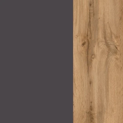 Held Möbel Hängeschrank Sorrento BxHxT 50 X 57 X 34 Cm Anthrazit-Wotaneiche 8 Held Möbel Hängeschrank Sorrento BxHxT 50 X 57 X 34 Cm Anthrazit-Wotaneiche – Bild 6