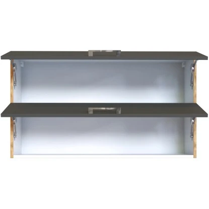 Held Möbel Klapphängeschrank Sorrento BxHxT 100x57x34 Cm Anthrazit-Wotaneiche 5 Held Möbel Klapphängeschrank Sorrento BxHxT 100x57x34 Cm Anthrazit-Wotaneiche – Bild 3