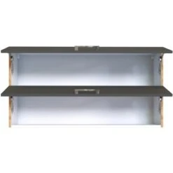 Held Möbel Klapphängeschrank Sorrento B110 X H57 X T34 Cm Anthrazit-Wotaneiche -Obi Kuche Geschaft 853750 11016600 3