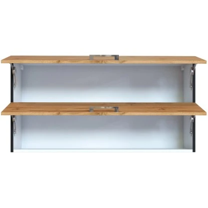 Held Möbel Klapphängeschrank Sorrento BxHxT 110 X 57 X 34 Cm Wotaneiche-Grafit 5 Held Möbel Klapphängeschrank Sorrento BxHxT 110 X 57 X 34 Cm Wotaneiche-Grafit – Bild 3