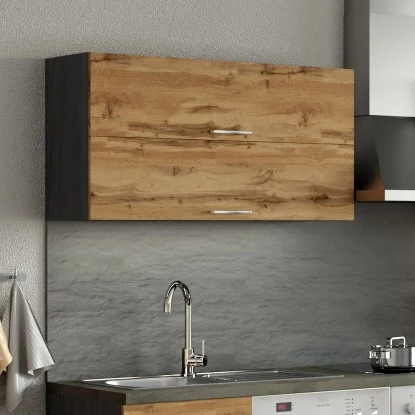 Held Möbel Klapphängeschrank Sorrento BxHxT 110 X 57 X 34 Cm Wotaneiche-Grafit 8 Held Möbel Klapphängeschrank Sorrento BxHxT 110 X 57 X 34 Cm Wotaneiche-Grafit – Bild 6